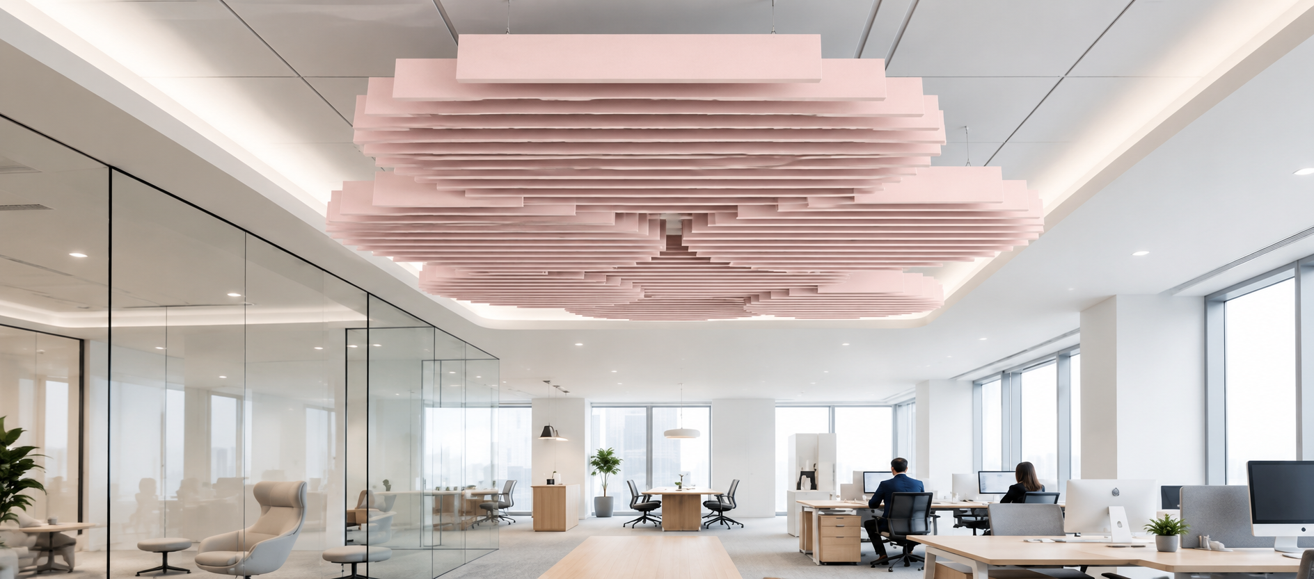 Polyester Fiber Acoustic Ceiling Panels Manufactured in China