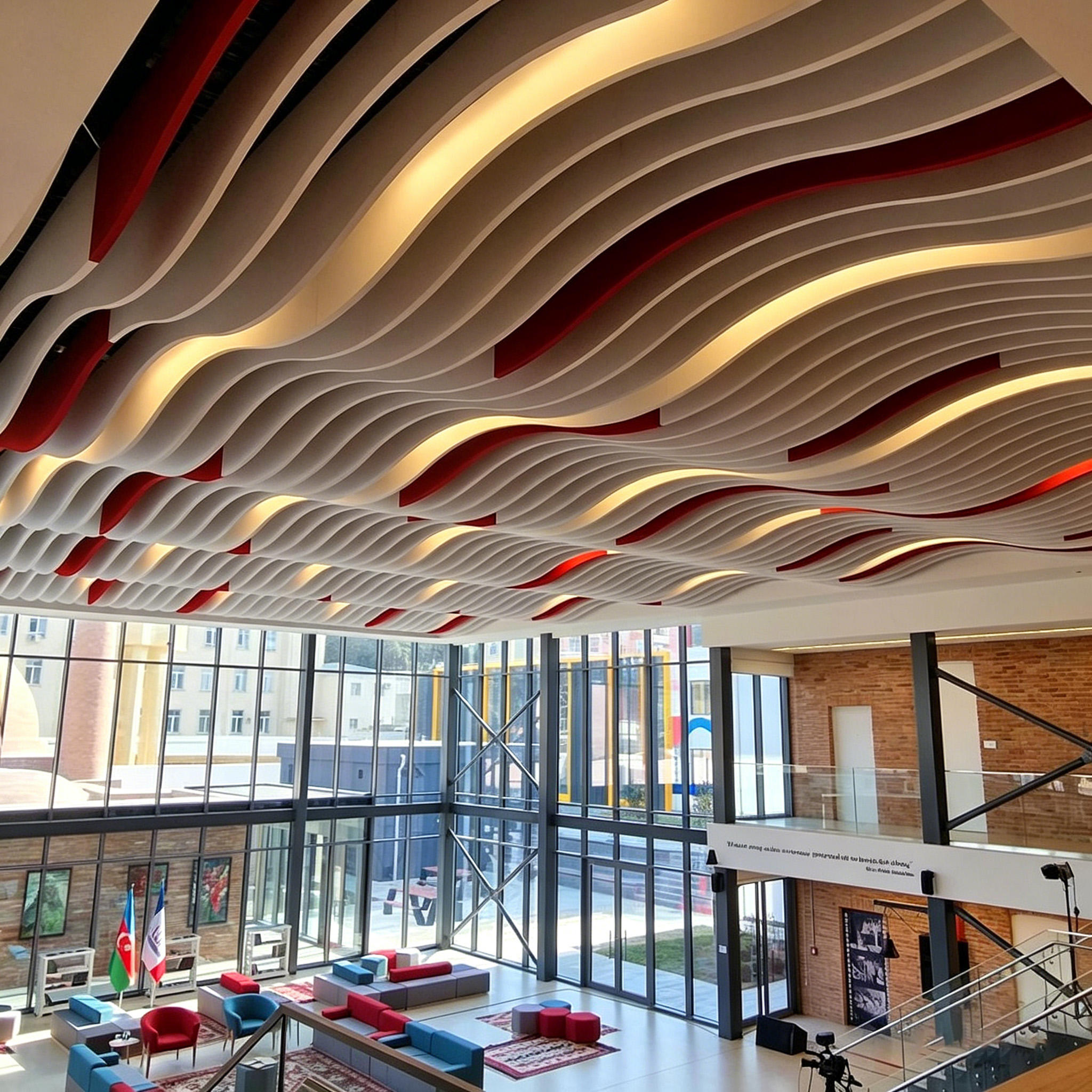 Wave Acoustic Ceiling Panel