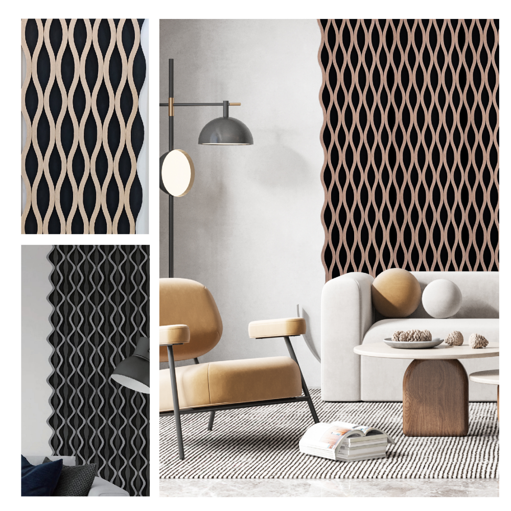 Akupanel Special Shape Slat Acoustic Panel - Image 2