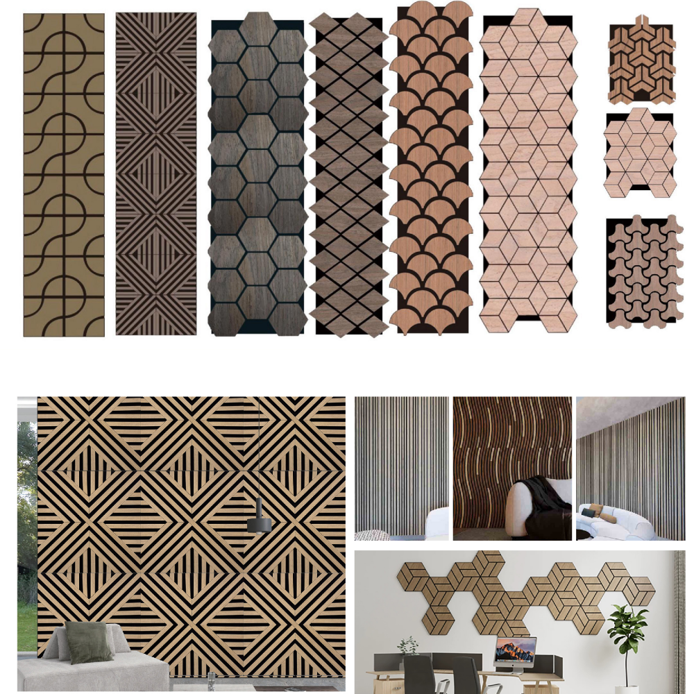 Akupanel Special Shape Slat Acoustic Panel - Image 4